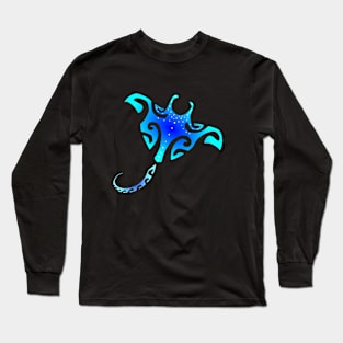 FAFAPITI (Blue lagoon) Long Sleeve T-Shirt